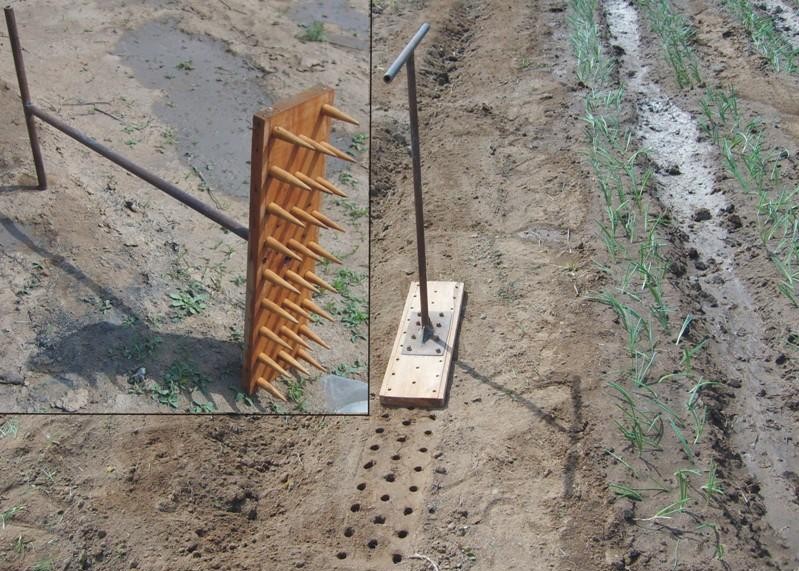 Как сделать базуку для посадки чеснока самостоятельно