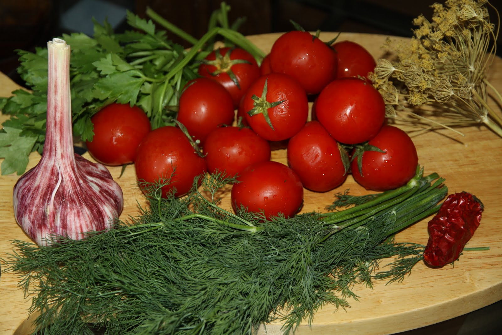 Рецепты квашенных помидоров в холодной воде