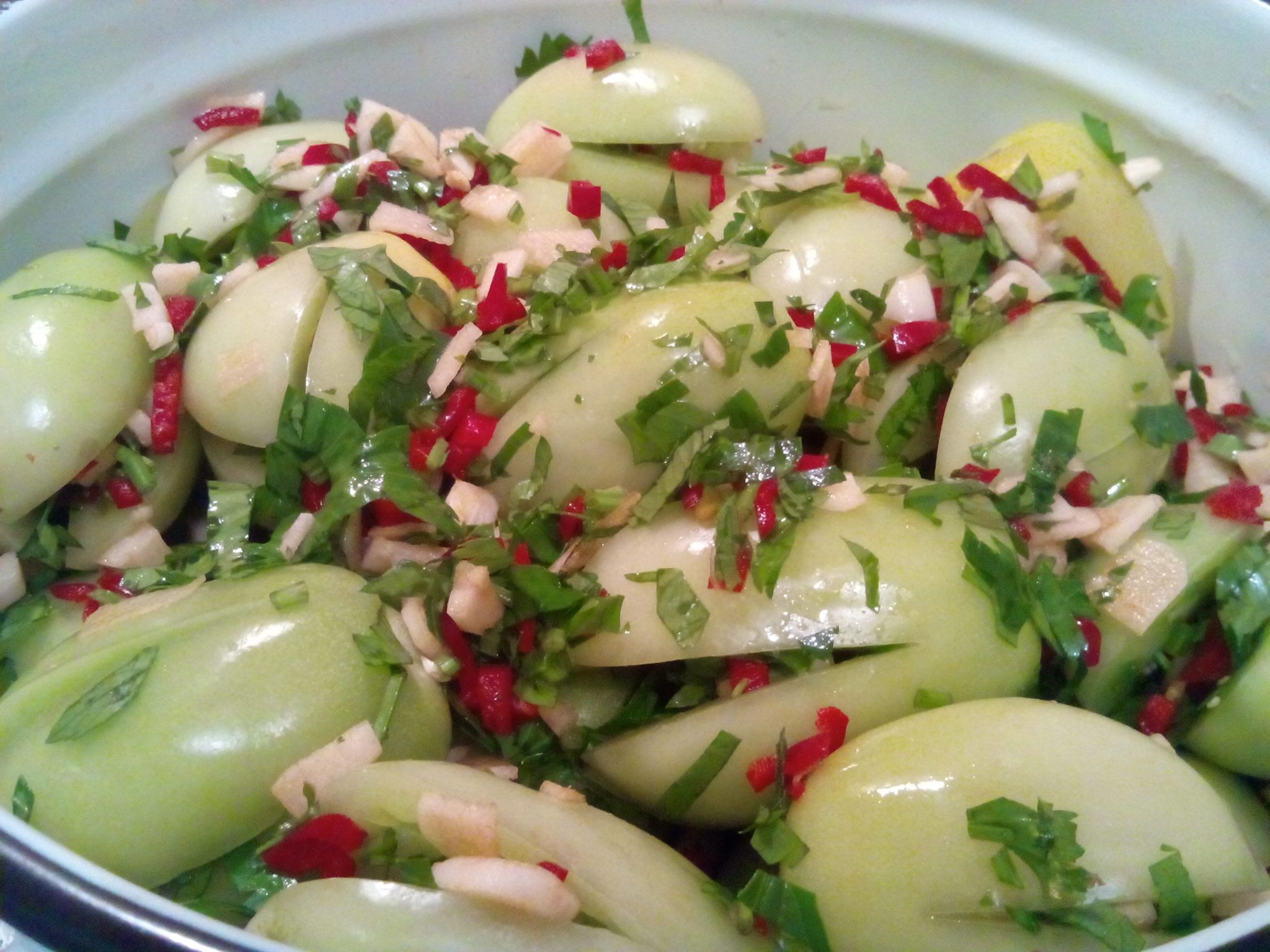 Вкусные рецепты посола зеленых помидоров на зиму