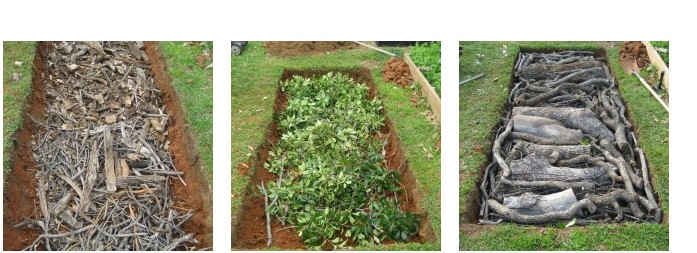 Подготовка весной и осенью теплой грядки для огурцов