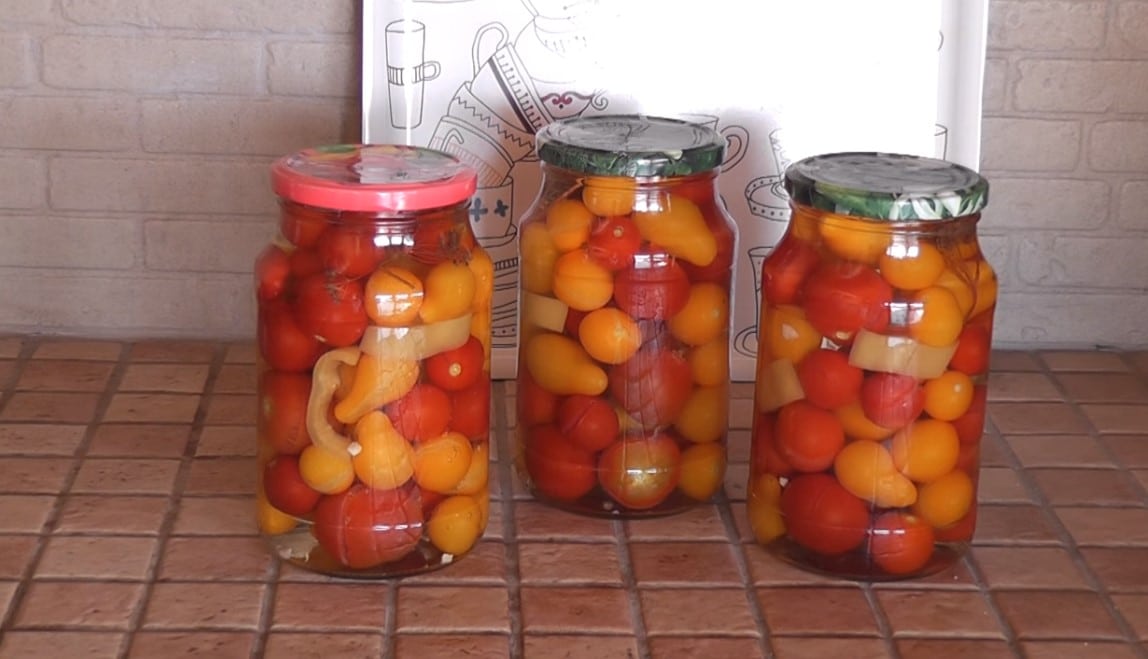 Маринование помидоров черри с вкусным рассолом